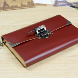 Retro leather notebook