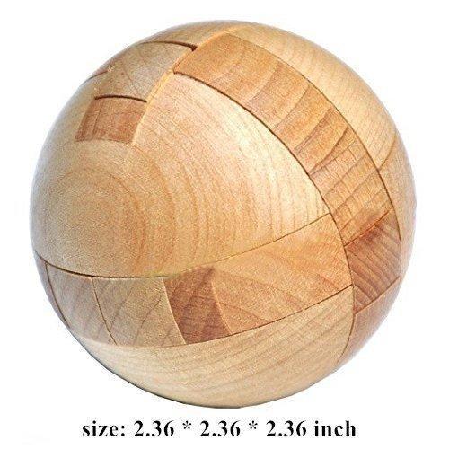 Wooden Puzzle Magic Ball Brain Teasers Game - Image 3