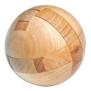 Wooden Puzzle Magic Ball Brain Teasers Game