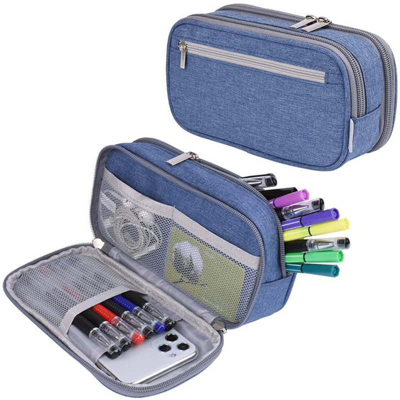 Large Capacity Multifunctional Three-layer Pencil Case Stationery Box - Image 3