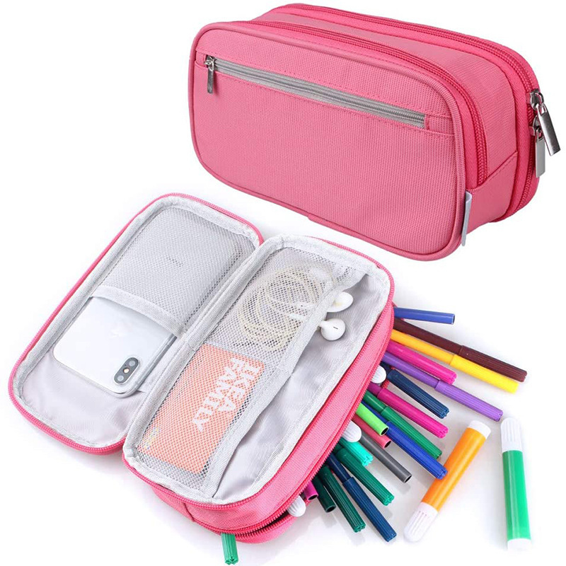 Large Capacity Multifunctional Three-layer Pencil Case Stationery Box - Image 8