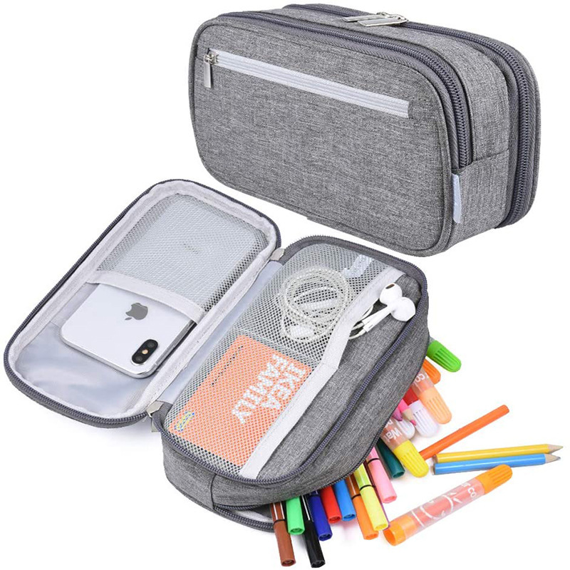 Large Capacity Multifunctional Three-layer Pencil Case Stationery Box - Image 4