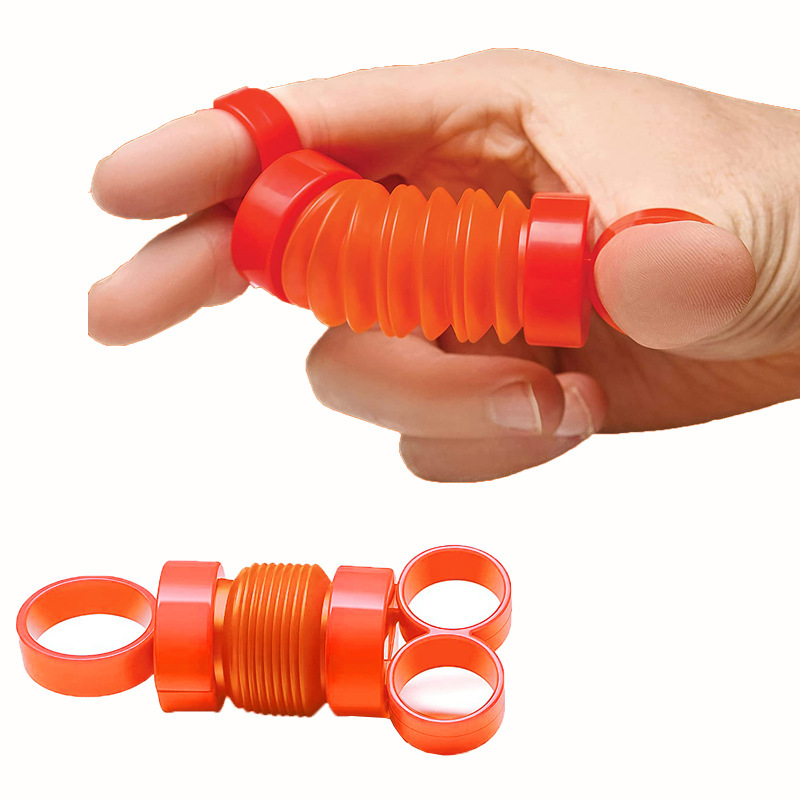 Finger Popper Fidget Toys Finger Exercise Decompression Stretch Tube Toy Occupational Therapy Toys - Image 3