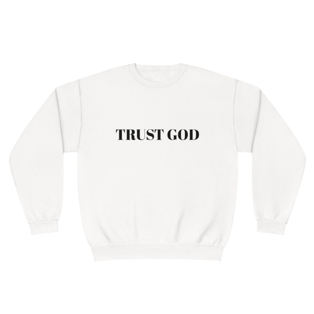 Trust God Round-neck Sweater - Image 3
