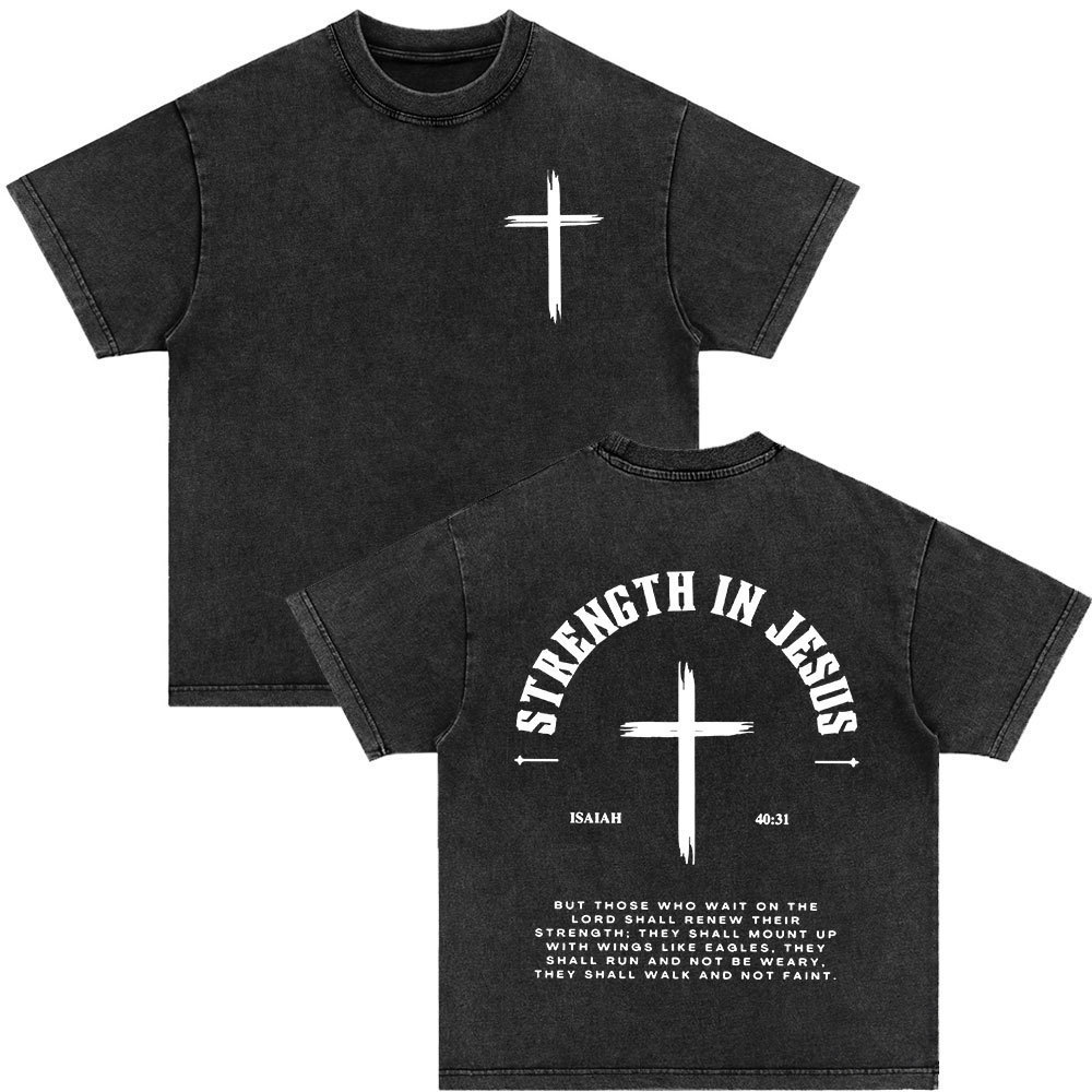Bible Verse Retro Washed T-shirt
