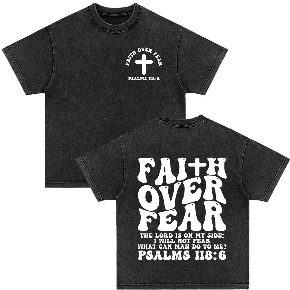 Bible Verse Retro Washed T-shirt - Image 4