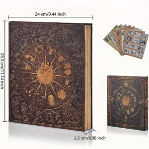 Grimoire Scrapbook Retro Album Anniversary Constellation Magic