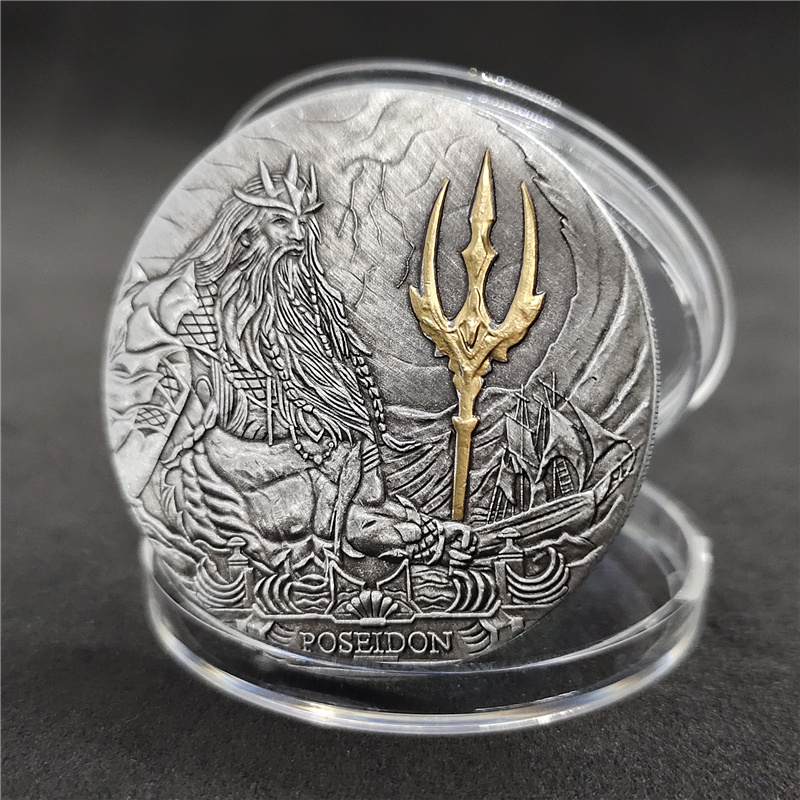 Egyptian Sun God Pharaoh Sea Goddess Commemorative Coins - Image 10