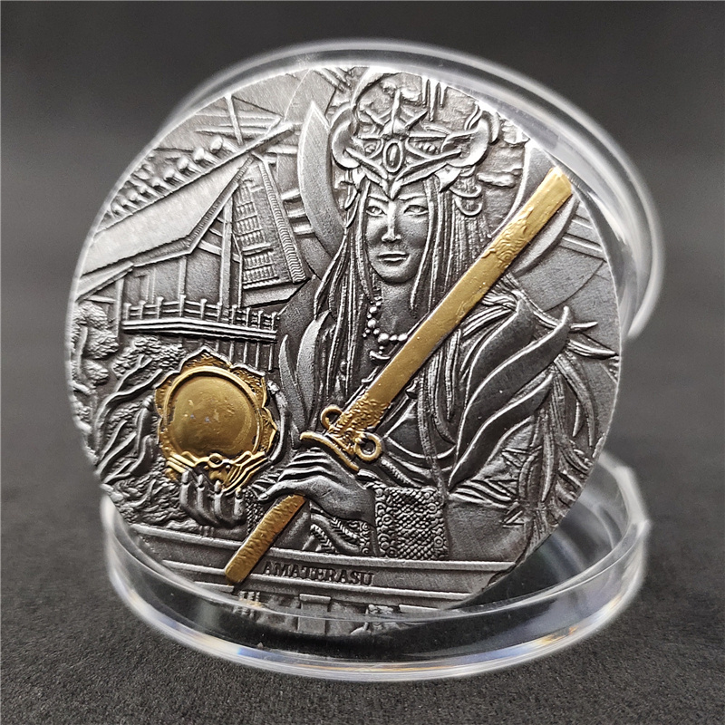 Egyptian Sun God Pharaoh Sea Goddess Commemorative Coins - Image 5