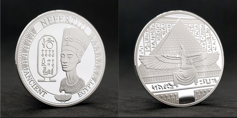 Egyptian Sun God Pharaoh Sea Goddess Commemorative Coins - Image 9